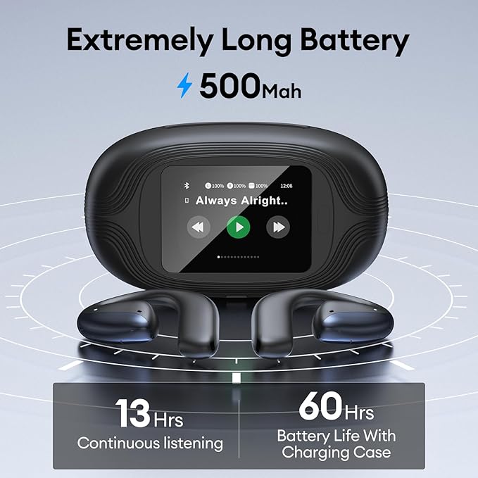 PAXA Ai Translator Earbuds 3-in-1 135 Language Translator Earbuds Bluetooth 5.4 Translation Headphones 4 Translation Modes Long Battery Life for Business Travelling,Black