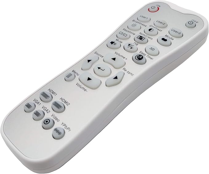 BR-3001B Projector Remote Control for Optoma GT1080HDR, HD143X, HD146X, HD243X, HD29H, KHD38+, UHD35STx, UHD35x, UHD38, UHD38x, UHD42, UHD50X, UHD65, UHZ65, UHZ65LV