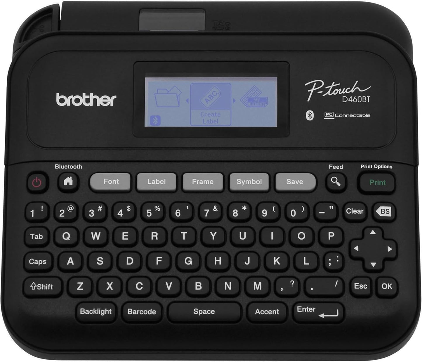 Brother P-Touch PT-D460BT Business Expert Connected Label Maker | Connect and Create via BluetoothÂ® on TZe Label Tapes up to ~3/4 inch, White