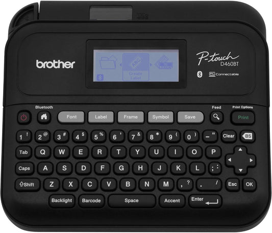 Brother P-Touch PT-D460BT Business Expert Connected Label Maker | Connect and Create via BluetoothÂ® on TZe Label Tapes up to ~3/4 inch, White