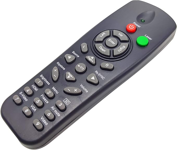 BR-5033L Projector Remote Control for Optoma DS219, DS309, DS317, DS327, DS329, DS550, DS551, DS611, DX327, DX329, DX550, DX551, DX617, EH1020, TH1060, TX779
