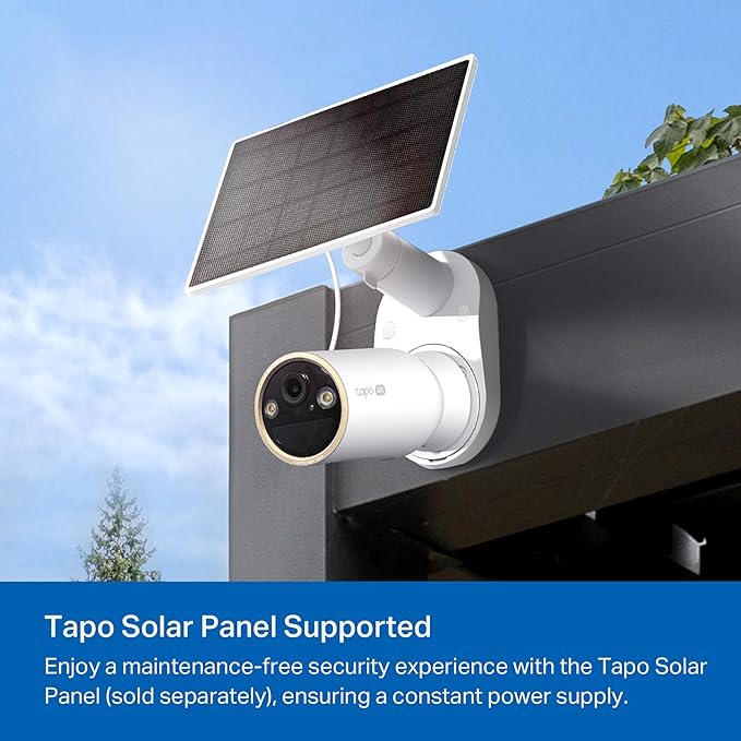 Tapo 4K Ultra HD Outdoor Battery Security Camera – Up to 200 Day Battery, Free Person/Vehicle Detection, Starlight Color Night Vision, Works w/Alexa and Google Assistant, MagCam 4K