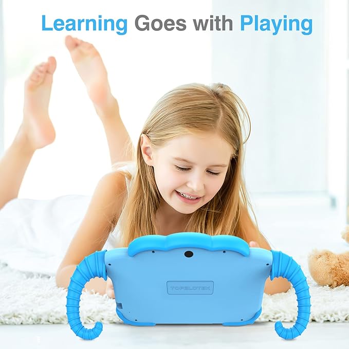 Kids Tablet 7IN Tablets for Kids 3-7, Tablet for Toddlers with Educational Games, 32GB Toddler Tablets for Children with Learning Apps, WiFi, Touch Screen, Shock Proof Case, Gift for Toddler Boy Girl