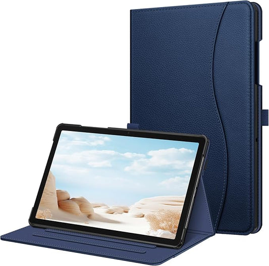 Fintie Case for Samsung Galaxy Tab A9 Plus/A9+ 5G 11 Inch 2023 Model (SM-X210/X216/X218), Multi-Angle Viewing Smart Stand Back Cover with Pocket Auto Wake/Sleep, Navy