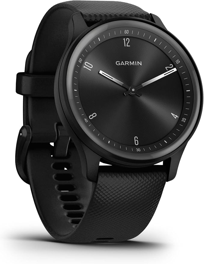 Garmin G010-N2566-00 Vivomove Sport, Black - Certified (Renewed)