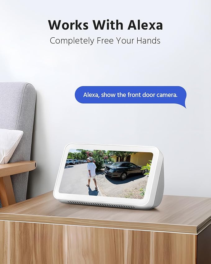 ANNKE Solar Security Camera Wireless Outdoor, 2K HD Dome Camera for Home Security, 360°Viewing, Solar Powered, Two-Way Audio, Smart PIR Motion Detection, Color Night Vision, SD/Cloud Storage, 2.4&5GHz