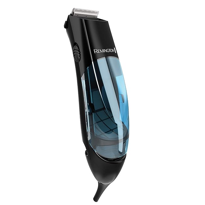Remington Vacuum Haircut Kit, Vacuum Beard Trimmer, Hair Clippers for Men with Removable Hair Chamber and Dual Motor Power (18 Pieces) (Pack of 2)