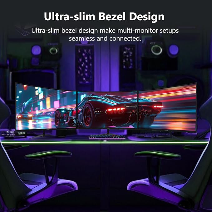 Z-Edge 27 inch Curved Gaming Monitor, FHD 1080P 200Hz 165Hz 144Hz Curved 1500R PC Monitor, MPRT 1ms Monitor, 350nits, 16.7M Colors, UG27 Frameless Bezel, 1X DP 1.4 Ports and 1X HDMI 2.0 Ports