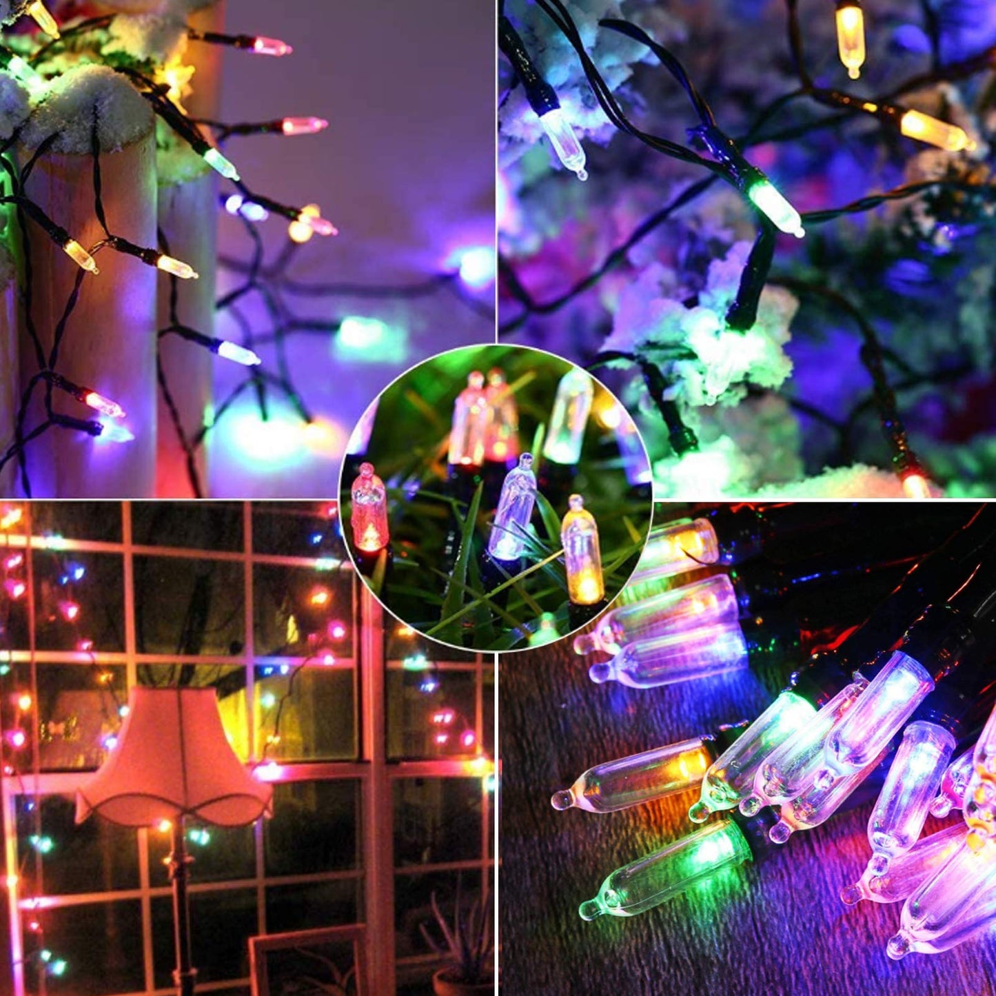 Koxly 18ft Battery Operated String Lights, 50 LEDs, Remote Timer, Waterproof, Multicolor, Model JYLPT11