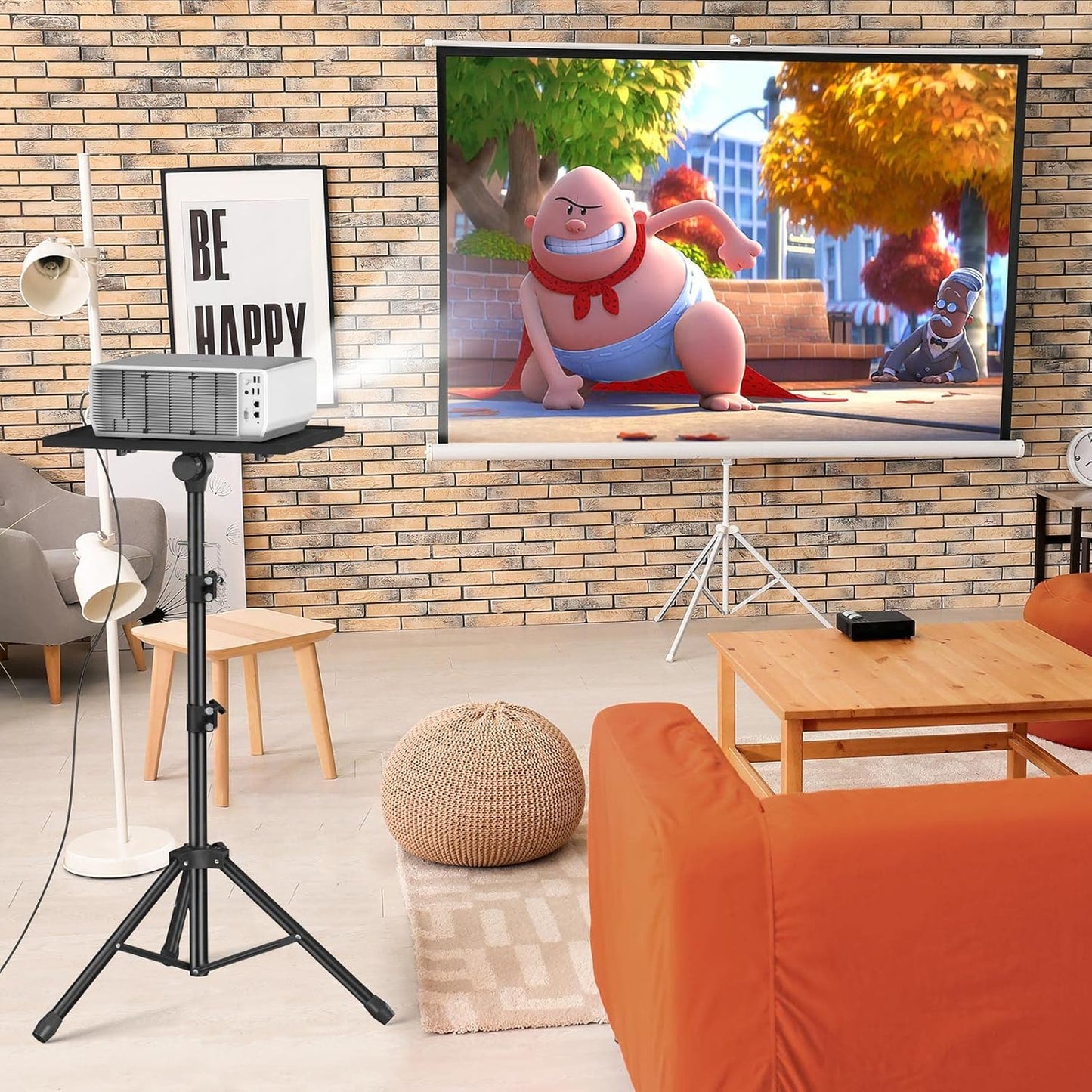 Projector Stand Tripod - Laptop Tripod Projector Stand Adjustable Height 22 to 47 Inch, Projector Tripod Stand, Tripod for Porjector, Projector Stand for Outdoor Movies