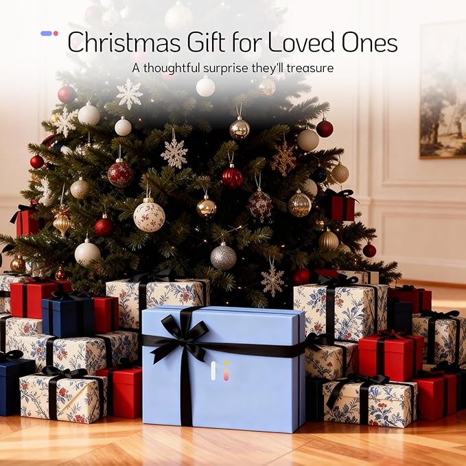 NexFoto Large Digital Picture Frame 24 Inch Touchscreen, WiFi Electronic Photo Frame 64GB, Add Pics from Google Photos, Upload Photo/Video via App/USB, Gifts for Christmas/Mom/Grandparents, Walnut