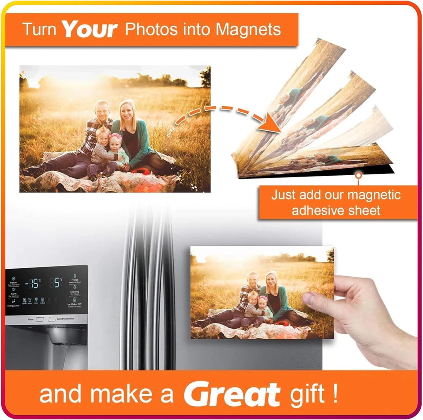 Magnetic Sheets with Adhesive Backing for Crafts, DIY 12 Pack. Strong Craft Magnets 4" x 6" to Make Flexible Magnet Self Sticky Tapes, Strips, Squares, Sheet for School Classroom Board, Fridge, Photos