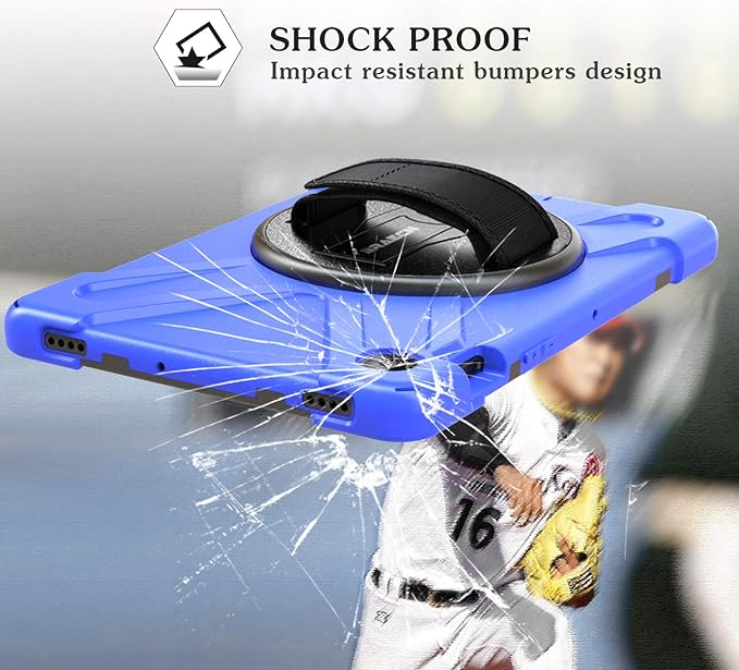 BRAECN for Samsung Galaxy Tab S5e Case 10.5 inch 2019, Heavy Duty Shockproof Case with 360 Rotating Kickstand/Hand Strap&Shoulder Strap for Galaxy Tab S5e 10.5‘’ Tablet SM-T720/SM-T725