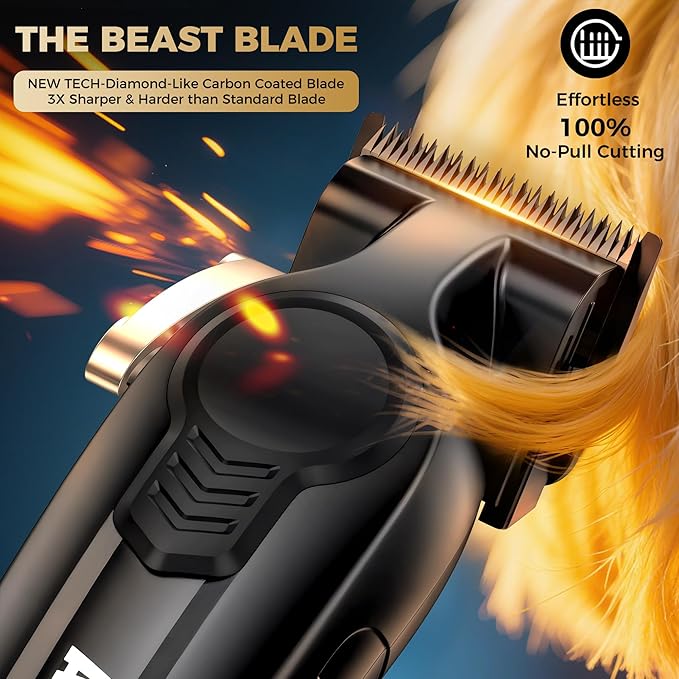 Hair Clippers for Men Professional, Cordless Barber Clippers for Hair Cutting, Maquina para Cortar Pelo De Hombre