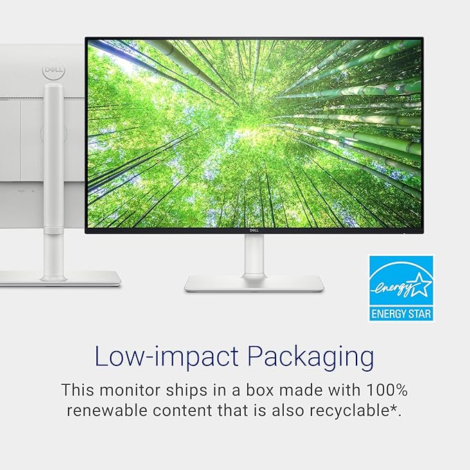 Dell S2725DS Monitor - 27 Inch, QHD (2560x2440) Display, 100Hz refresh rate, 1500:1 contrast ratio, TÜV Rheinland Eye comfort 4 Star, Integrated 2x5W speaker, Height/Tilt/Swivel/Pivot- Ash White color