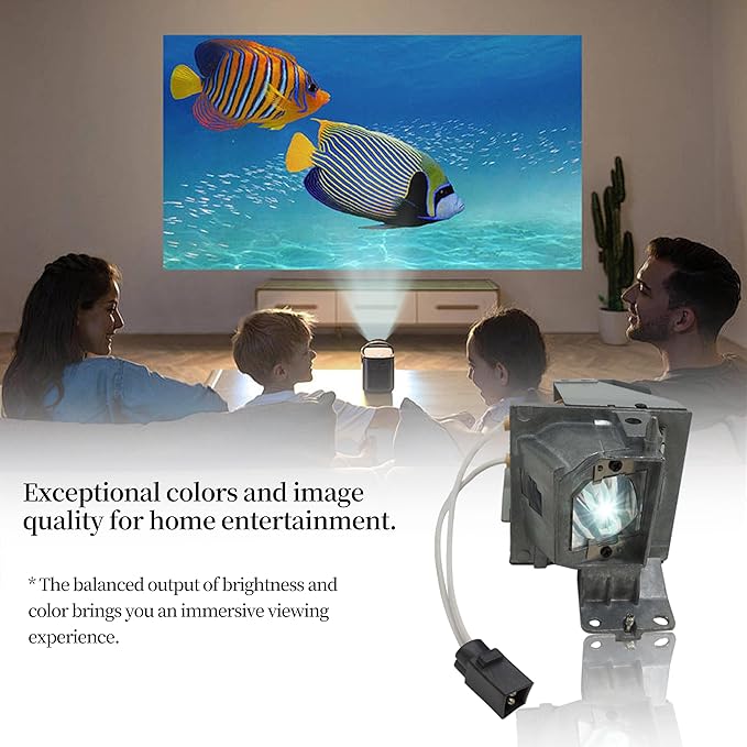 NP36LP Replacement Projector Lamp Bulb Compatible with OPTOMA S310X W312 X312 NEC V302X H5380BD P1283 P1383W X113PH NP-V302W NP-V302X H6519ABD ACER P1283 P1383W Projectors, with Housing
