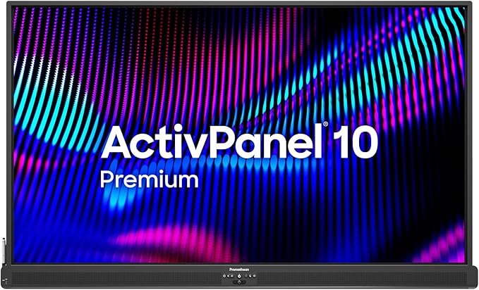 Promethean ActivPanel 10 Premium 86" High Specification Digital Whiteboard for Office or Classroom, 4K UHD, OS Flexible Device, Panel Included, 3 Year Onsite Support