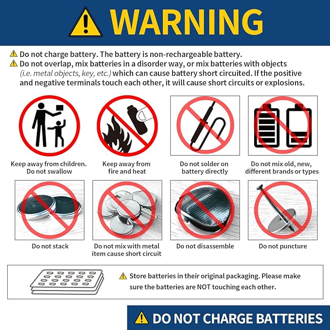 EEMB 5 Pack CR2477 Battery 3V Lithium Battery Button Coin Cell Batteries 2477 Batteries DL2477, ECR2477 for Electronic Candle, Light, Remote Control, Key Fob, Alarm, Contact Sensor, Smart Devices
