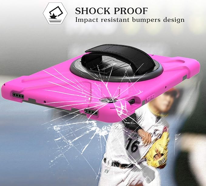 BRAECN for Samsung Galaxy Tab S5e Case 10.5 inch 2019, Heavy Duty Shockproof Case with 360 Rotating Kickstand/Hand Strap&Shoulder Strap for Galaxy Tab S5e 10.5‘’ Tablet SM-T720/SM-T725
