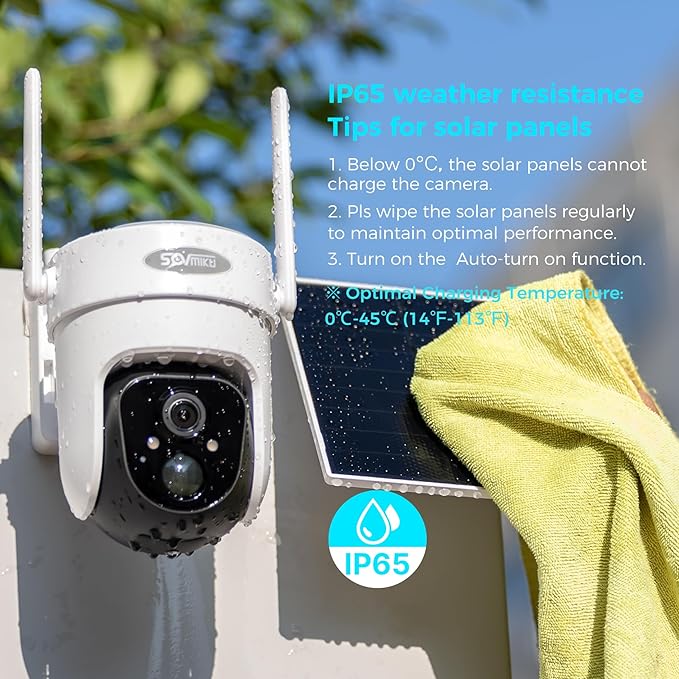Vicohome 4CQ4G 2K AI Solar Security Camera Wireless Outdoor, Battery Powered Cam, Color Night Vision, Two Way Audio, Motion Detection, Easy to Setup, Audible Flashlight Siren, 180 Days Exchange Policy