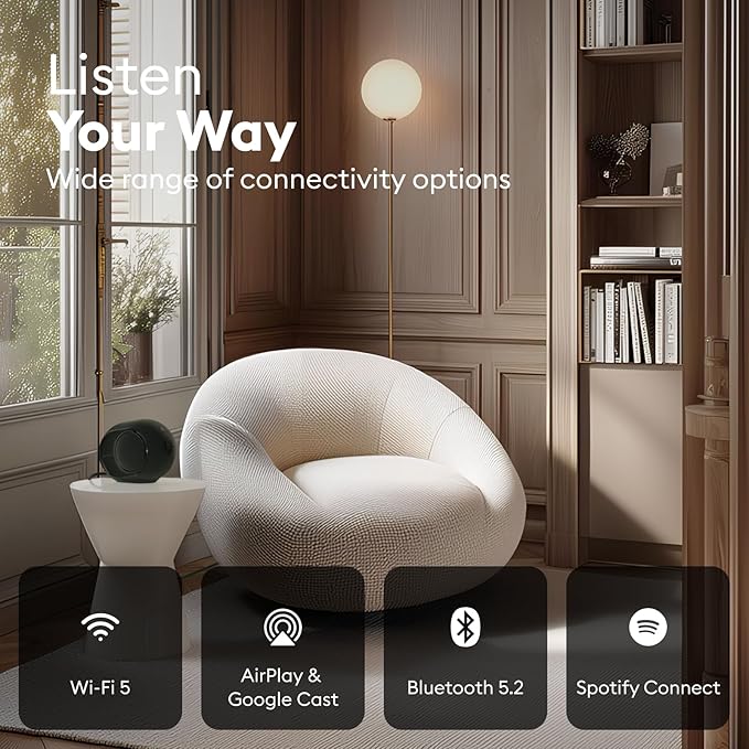 Devialet - Phantom Ultimate 98 dB - Deep Forest - Zero Distortion - High-Resolution Audio Processing - Multiroom Sync. - Home Audio Speaker