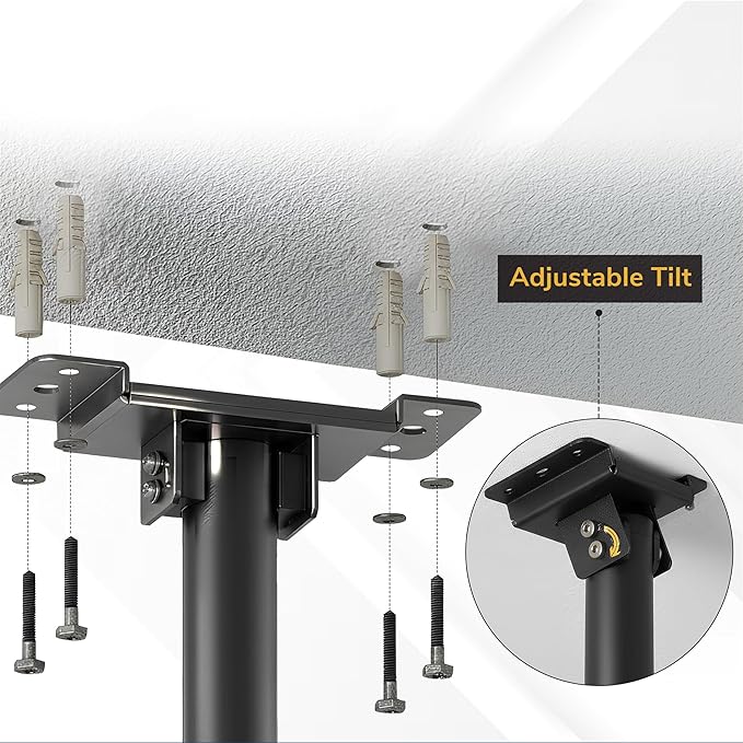 Mount-It! PRO Projector Ceiling Mount, 10" Extension, Heavy-Duty Commercial Grade Ceiling Projector Bracket, 99 Lbs Weight Capacity