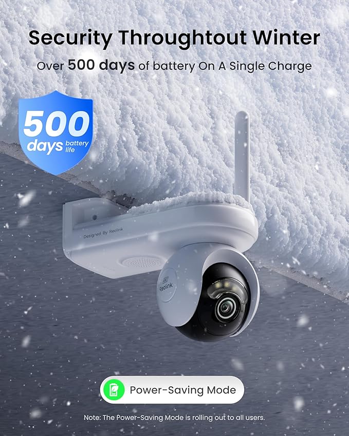 REOLINK Altas PT Ultra - 4K Solar Security Cameras Wireless Outdoor, 500 Days Battery Life, ColorX Night Vision, 360° Pan Tilt Auto Tracking, Dual-Band Wi-Fi 6 Cameras for Home Security