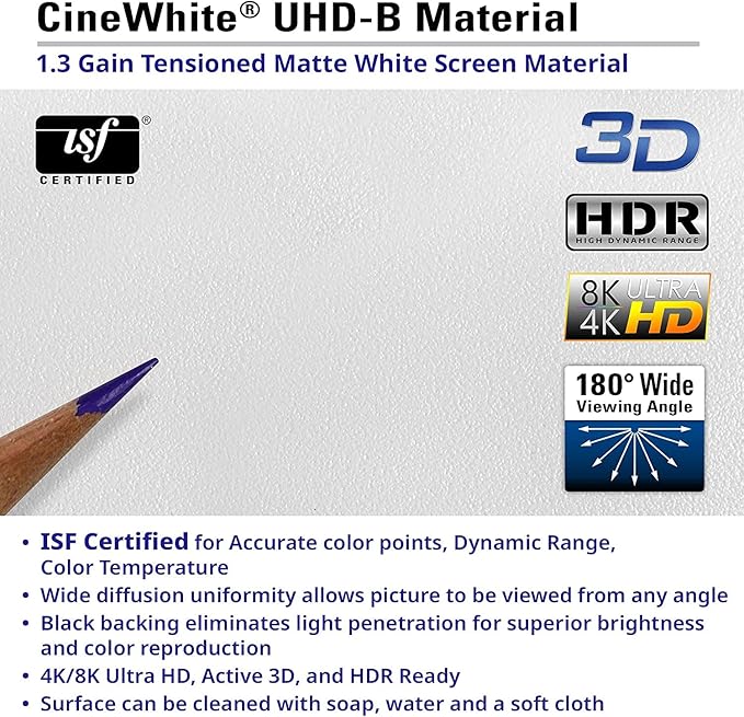 Elite Screens Manual Series, 100-INCH 16:9, Pull Down Manual Projector Screen with AUTO Lock, Movie Home Theater 8K / 4K Ultra HD 3D Ready, 2-Year Warranty (170" / 1:1)