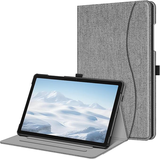 Fintie Case for Samsung Galaxy Tab A9 Plus/A9+ 5G 11 Inch 2023 Model (SM-X210/X216/X218), Multi-Angle Viewing Smart Stand Back Cover with Pocket Auto Wake/Sleep, Gray
