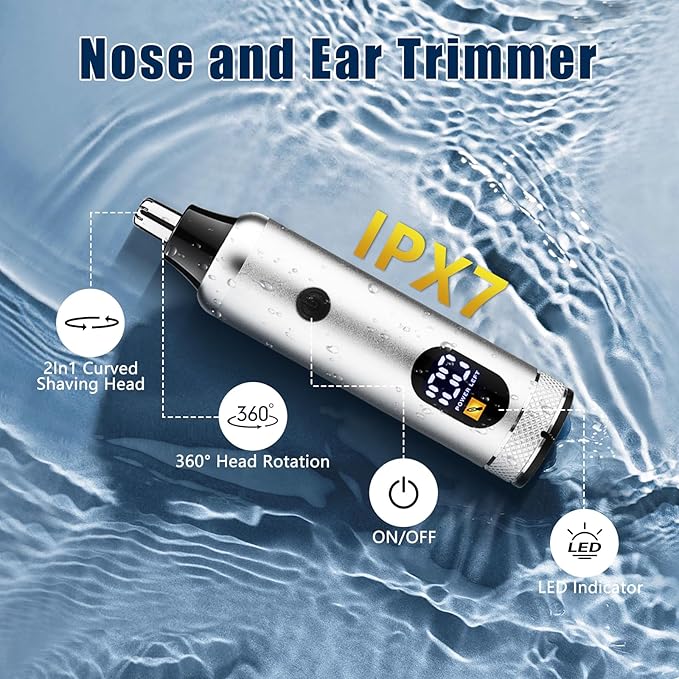 SUNNOW Professional Hair Clippers and Trimmer Set, Beard Trimmer & Foil Shaver & Nose Trimmer Kit for Men, Cordless Mens Clippers and Grooming Kit for Hair Cutting, Beard Styling, Home, Barber