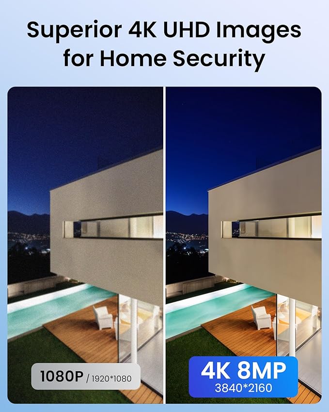 ZOSI 4K 8CH PoE Security Camera System(16CH Expandable), AI Face Person Vehicle Detect, 4 x 8MP 4K Outdoor Auto Tracking PT PoE Camera with Floodlights and 2-Way Audio, 8 Channel 8MP NVR with 2TB HDD