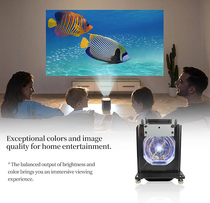 915P061010 Projector Lamp Compatible with Mitsubishi 915P061010 for WD-65733/WD-57733/WD-65734/WD-73733/WD-65833/WD-73833/WD-57734/WD-73734/WD65733 /WD-Y657/WD-57833/WD73733/WD65734/WD57733