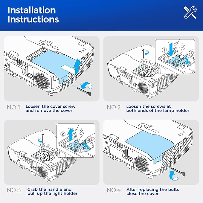 CARSN NP20LP Replacement Projector Lamp for NEC U300X / U310W / U300XG / U310WG / U310W-WK1 Lamp with Housing
