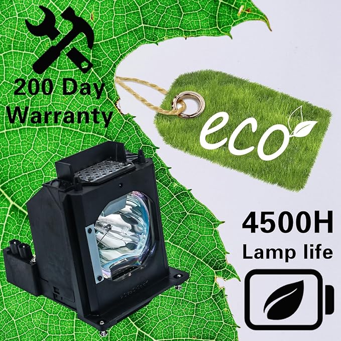 915B403001 Replacement Projector Lamp Bulb for WD-73736 WD-60736 WD-60C8 WD-60C9 WD-62530 WD-65736 WD-65835 WD-65C8 WD-73734 WD-73835 WD-73837 WD-73C8 WD-73C9 WD-82737 WD-82837 with Housing