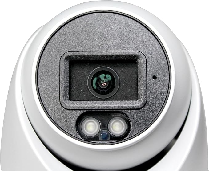 Sinis 5mp Wired Security Camera Outdoor, IP PoE Dome Surveillance Camera, Human & Motion Detection, Only Work with NVR, 100Ft Dual Light Night Vision, IP67,2.8mm Lens, Build in Mic