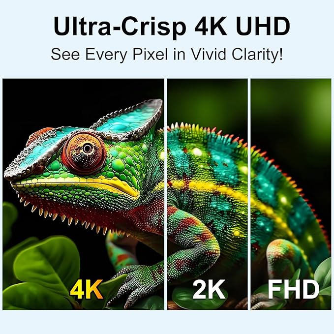Portable Monitor, 4K UHD 15.6inch Lightweight Travel Monitor for Laptop Xbox PS5 MacBook, Ultra High Definition Laptop Screen Extender USB-C HDMI One-Click Connection