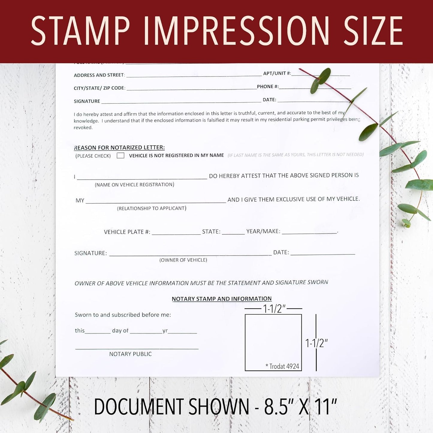 Wisconsin Round Notary Stamp | Official State Notary Stamp | Official Seals | Meets State Specifications (Wisconsin, Round Stamp)