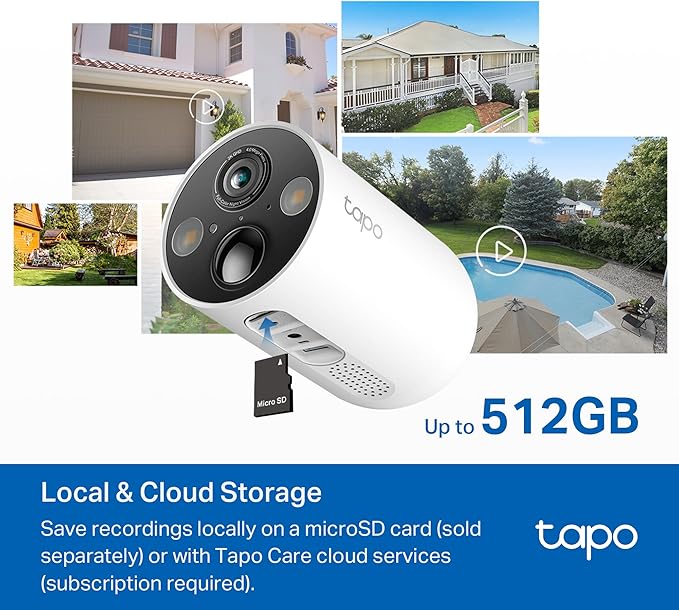 Tapo MagCam 2K Solar, Outdoor Battery Camera+Magnetic Base+Solar Panel, Wireless Camera, 2K QHD, 150° Super-Wide FOV, Free Person/Vehicle/Pet Detection, SD/Cloud Storage, Starlight Color Night Vision