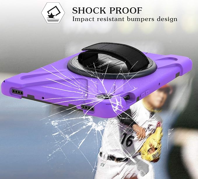 BRAECN for Samsung Galaxy Tab S5e Case 10.5 inch 2019, Heavy Duty Shockproof Case with 360 Rotating Kickstand/Hand Strap&Shoulder Strap for Galaxy Tab S5e 10.5‘’ Tablet SM-T720/SM-T725