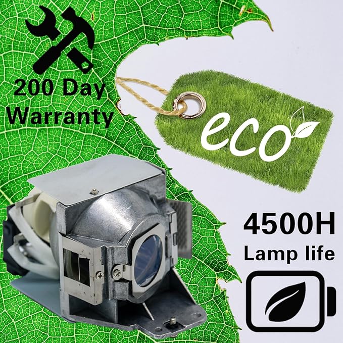 5J.J7L05.001 Replacement Projector Lamp Bulb for BenQ W1070 HT1075 W1080ST HT1085ST W1070+ W1080ST+ MH630 MH680 W108ST HT1085ST W1250 i700 TH680 TH681 with Housing