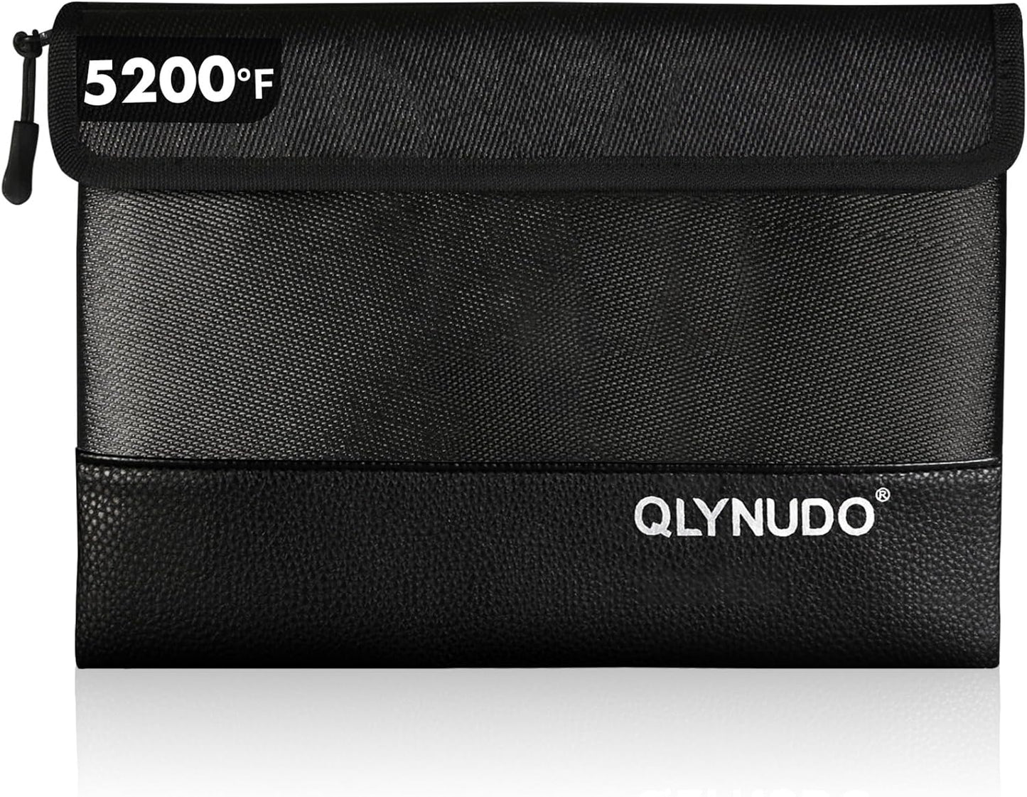 5200℉ Fireproof Document Bag, Fireproof Money Bag for Cash, Fireproof Pouch for Important Documents and Valuables, 11x7.7 Inch, Waterproof Zipper