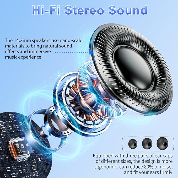 AI Translation Earbuds Real Time with Audio and Video Calls, 164 Language/7 Translation Modes Translator Earbuds Bluetooth 5.4 with APP, 48H AI Ear Buds Translator Device for Business/Learning/Travel