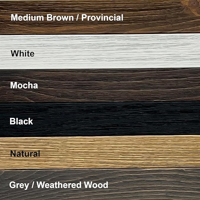 joelsantiques 48 Inch Wooden Floating Shelves for Wall - 48x6x2 in - Made of Natural Wood - Long Heavy Duty Rustic Wall Shelves for Bedroom - Perfect for Living Room, Kitchen - Gray - Grey