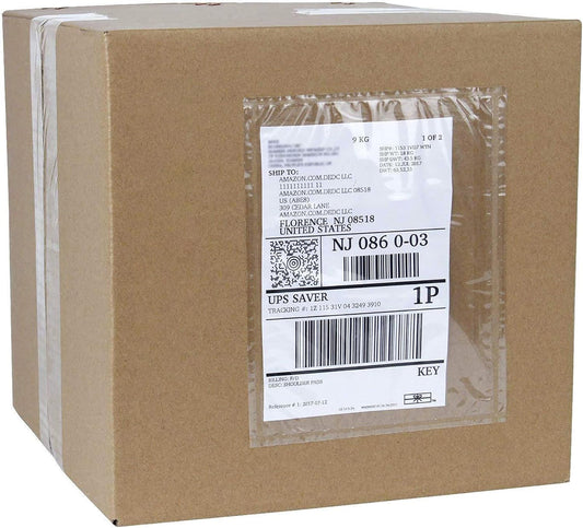 APQ Clear Top Loading Packing List Envelopes, 9.5 x 12 Inches. 500 Pack Packing Slip Envelope Pouches. Self-Seal Plastic Shipping Label Pouches. Durable Packing List Mailing Envelopes for Documents