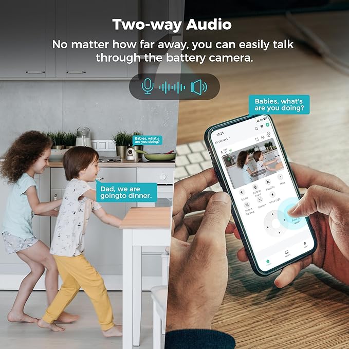 Sovmiku 2CB2 2k AI Tracking Security Camera for Home,Pet Camera Indoor, Baby Monitor,360° View Pan/Tilt Surveillance Camera, Two Way Audio,Night Vision,Easy to Setup,Audible Alarm,2.4GHz Wi-Fi,SD Slot