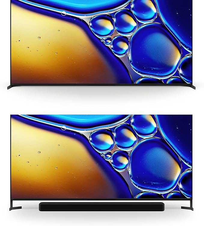 Sony BRAVIA 8 II 65 Inch TV, QD OLED, 4K Smart Google TV, XR Processor with AI Technology, Ultra Slim Design, 120hz Television, Dolby Vision/Atmos, Exclusive Features for PS5, K-65XR80M2, 2025 Model