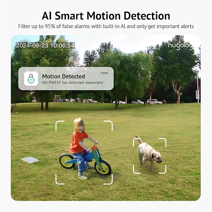 Hugolog 2K 3MP Outdoor Indoor Security Cameras for Home Security, Home Camera with Starlight Color Night Vision,Built-in Spotlight,Motion Detection,2-Way Talk,US Cloud & Local Storage,Works with Alexa