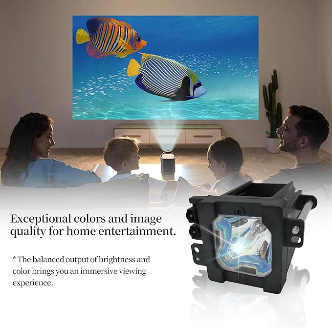 TS-CL110UAA Replacement Projector Lamp Bulb Compatible with JVC HD-52FA97 HD-52G456 HD-52G566 HD-52G576 HD-52G586 HD-52G587 HD-52G657 HD-52G786 52G787, with Housing