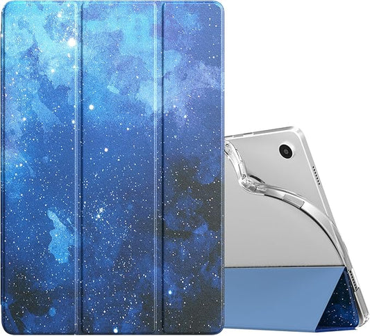 TiMOVO Case for Samsung Galaxy Tab A9+/A9 Plus 11" 2023, Slim Soft TPU Translucent Frosted Back Protective Cover for Galaxy Tab A9+ Tablet SM-X210/X216/X218, Auto Wake/Sleep, Blue Starry Sky