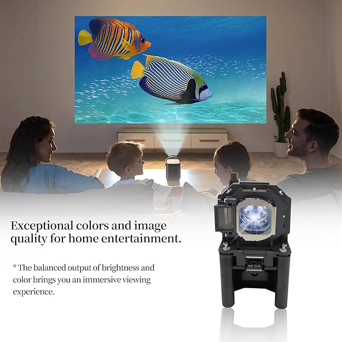 Original(OEM) ET-LAF100A ET-LAF100 Projector Lamp Bulb Compatible with Panasonic PT-FW300 FW300U FW100NT FW430U FW430 FX400 PX860 F300 FX400U F300U FW100NTU F100NT F100U F200, with Housing